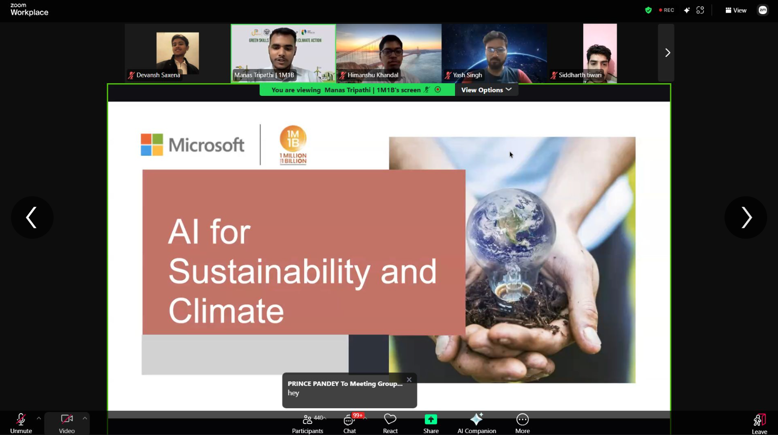 AI for Sustainability & Climate